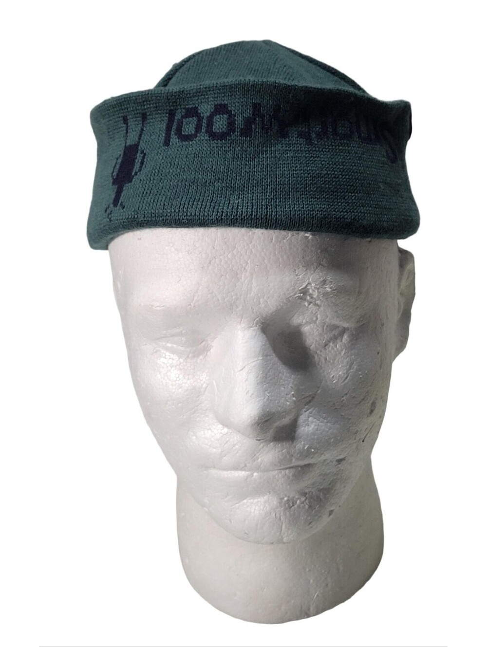 Smartwool Green Beanie Knitted Stocking Hat Cap